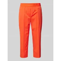 Zdjęcie Spodnie capri o kroju regular fit z pasem z logo