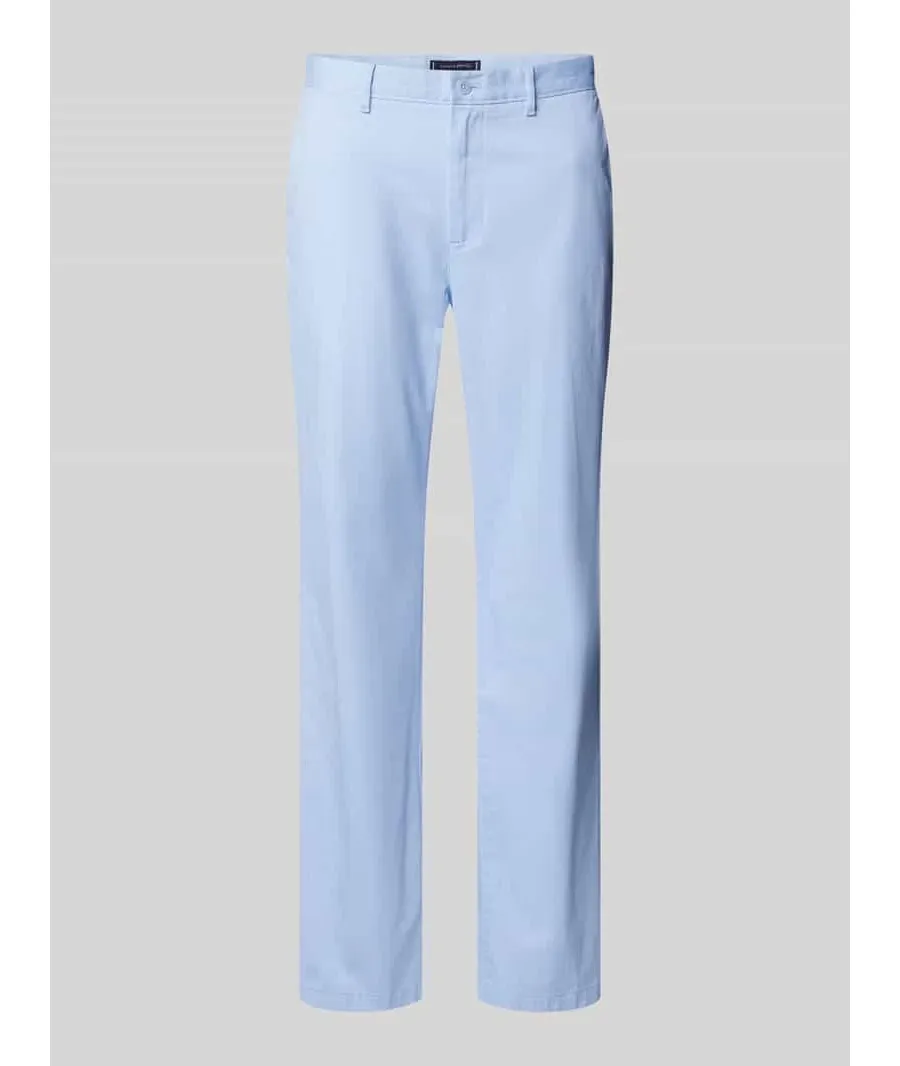 obrazek 1 Tommy Hilfiger Chinosy Deton MW0MW37873 Błękitny Slim Fit