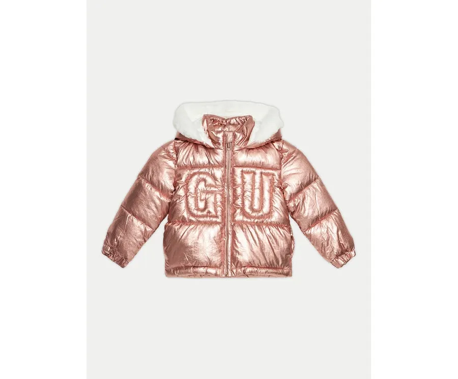 obrazek 1 Guess Kurtka puchowa K4BL05 WEYO0 Różowy Regular Fit