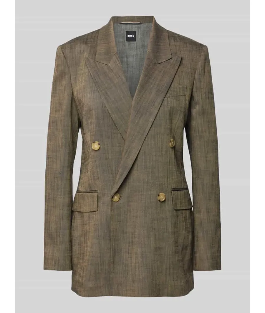 obrazek 1 Żakiet z mieszanki wiskozy z fakturowanym wzorem model ‘Jaleto’