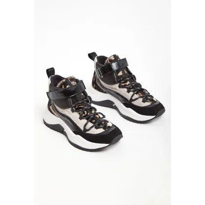 Zdjęcie Sneakersy skórzane BALDININI Baldinini