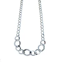 Picture Gold Italian chain with a central scale of cm.45