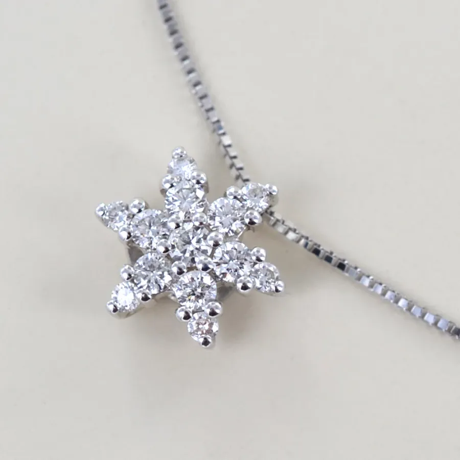 obrazek 2 Włoski naszyjnik z wyjątkową zawieszką Diamond Star