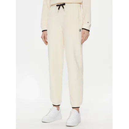 Zdjęcie Tommy Hilfiger Spodnie dresowe WW0WW40602 Écru Regular Fit