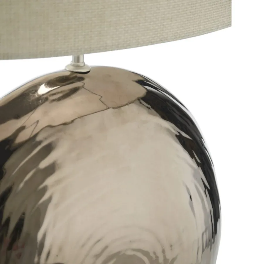 obrazek 2 Lampa stołowa z glazurowanej ceramiki H.29xL.30xP.12 cm