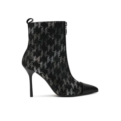 Zdjęcie KARL LAGERFELD Botki KL30954M Czarny