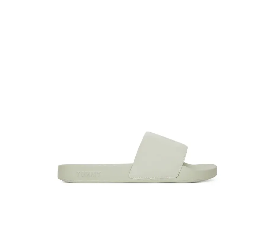 obrazek 1 Tommy Jeans Klapki Flag Pool Slide Patent EN0EN02901 Zielony