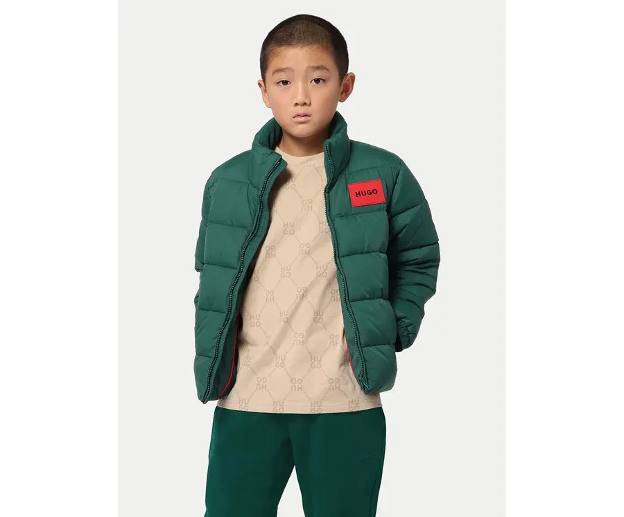 obrazek 1 HUGO Kurtka zimowa G00198 M Zielony Regular Fit