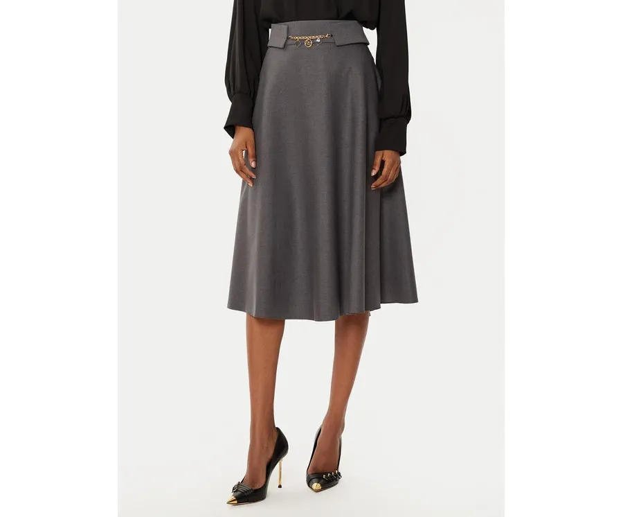 obrazek 1 Rinascimento Spódnica midi CFC0121918003 Szary Regular Fit