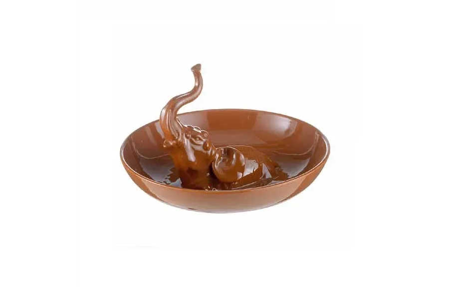 picture 1 Artistic ceramic bowl with the elephant - Rebirth Ceramics