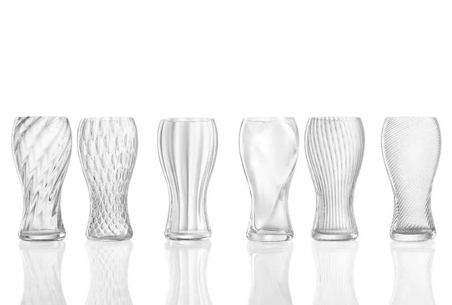 obrazek 2 Elegancka szklanka do piwa szkło Murano