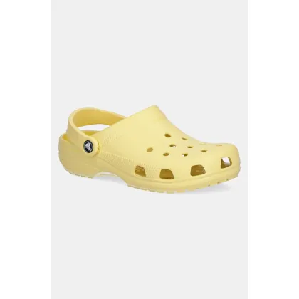Zdjęcie Crocs klapki Classic damskie kolor żółty 10001.0R