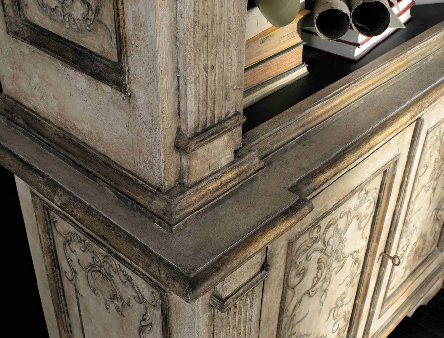 picture 2 Wooden Italian bookcase - Interiors Italia