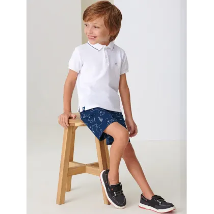 Zdjęcie Mayoral Komplet polo i spodenki 3241 Kolorowy Regular Fit