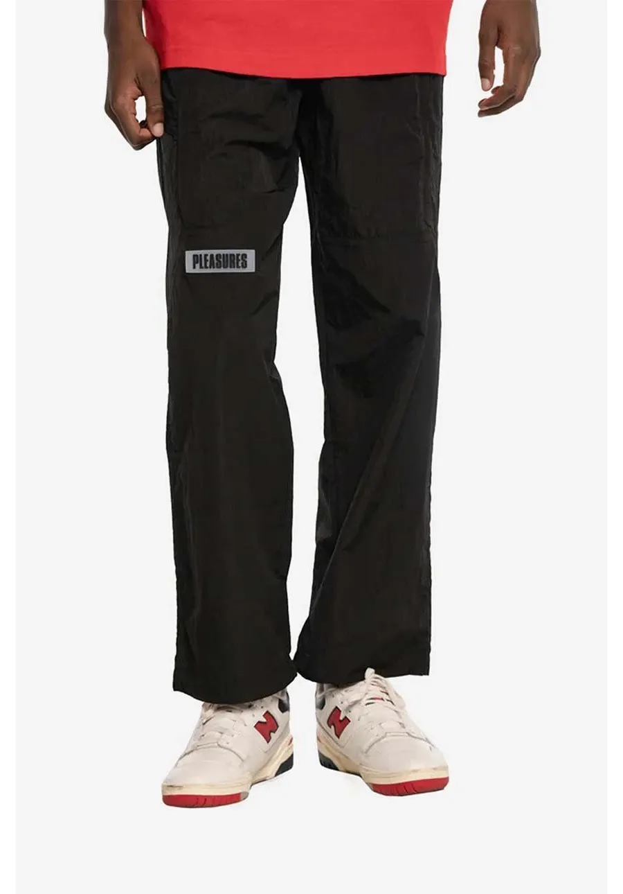 obrazek 1 PLEASURES spodnie Tidy Hiking Pant męskie kolor czarny w fasonie cargo P22W041-BLACK