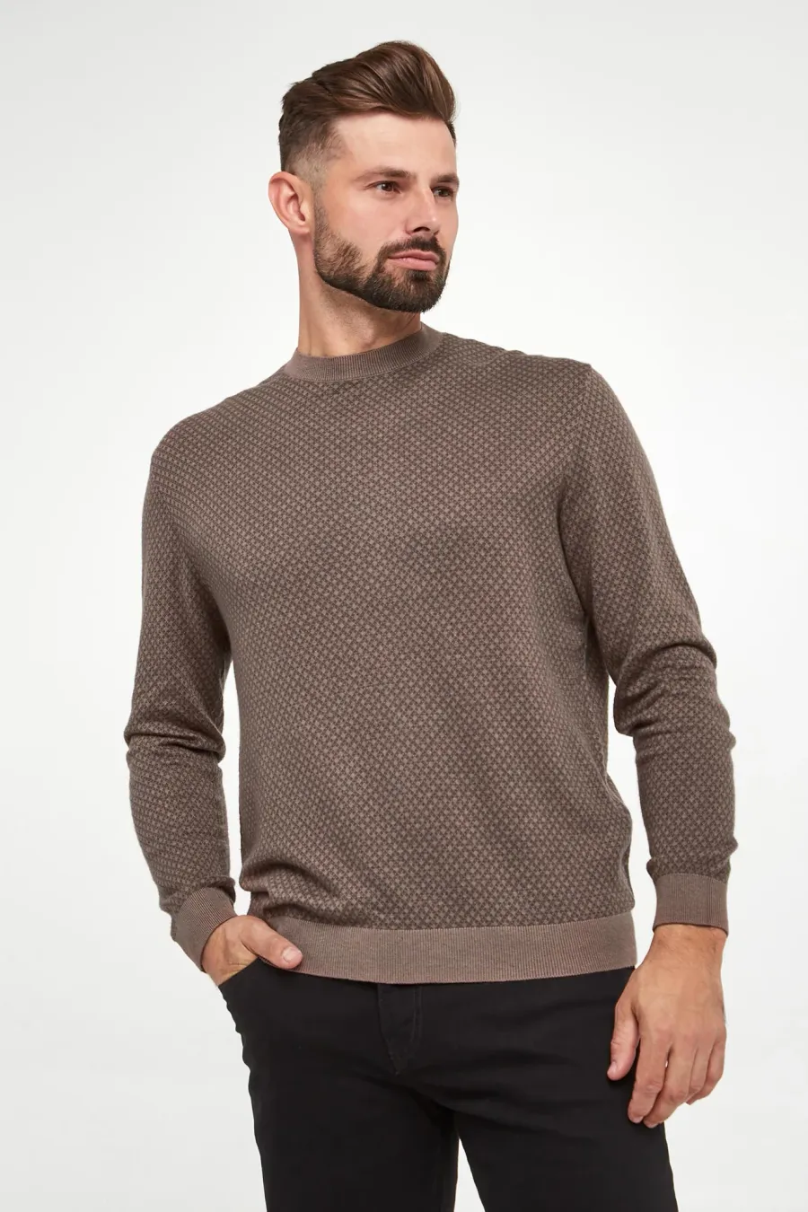 obrazek 1 Sweter męski z jedwabiem ARMANI EXCHANGE Armani Exchange