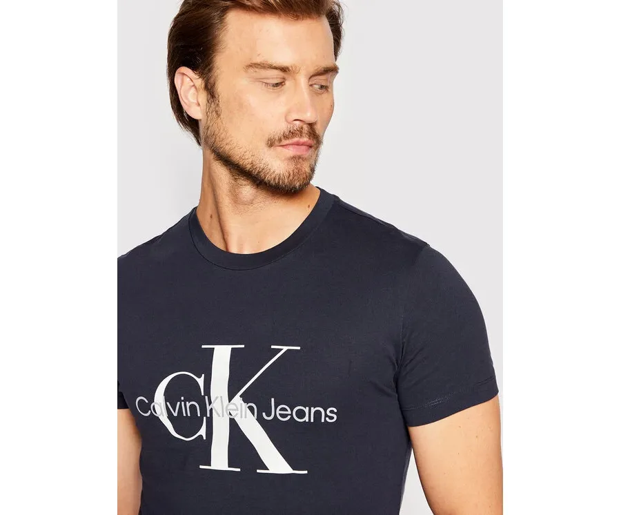 obrazek 1 Calvin Klein Jeans T-Shirt J30J320935 Granatowy Slim Fit