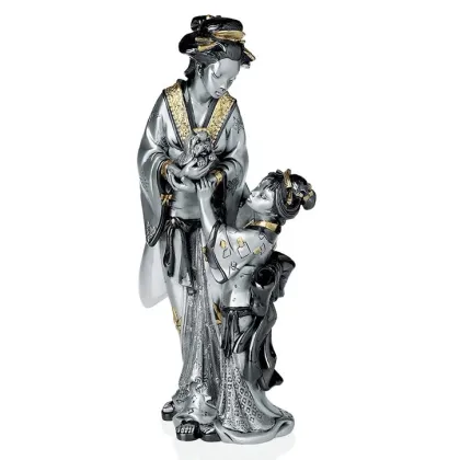 Zdjęcie Dekoracja na stolik - japonka z dzieckiem