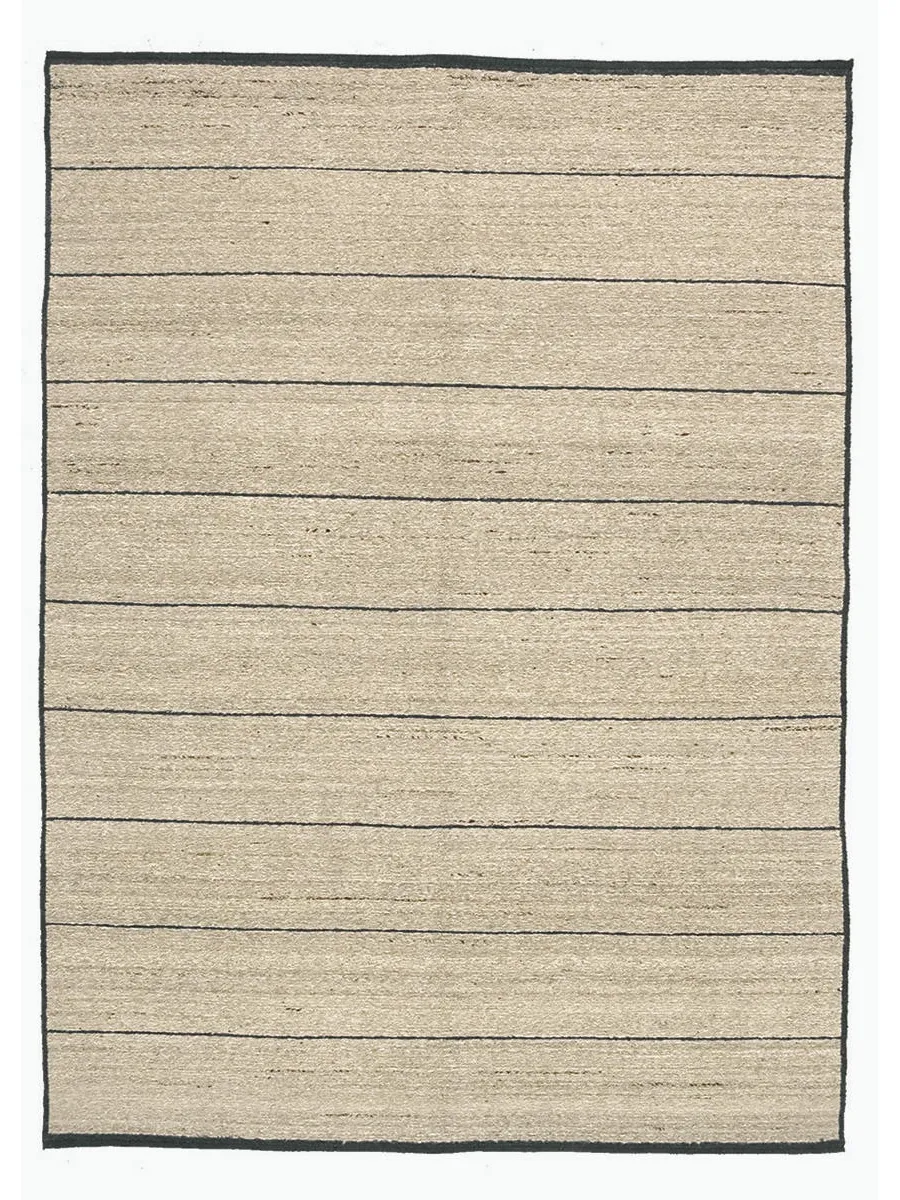 obrazek 1 Luksusowy geometryczny beżowy dywan z wełny - Sartori Rugs