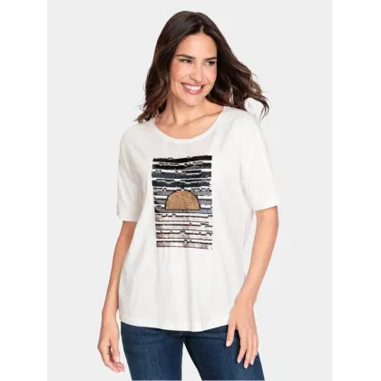 Zdjęcie Olsen T-Shirt 11104751 Biały Relaxed Fit
