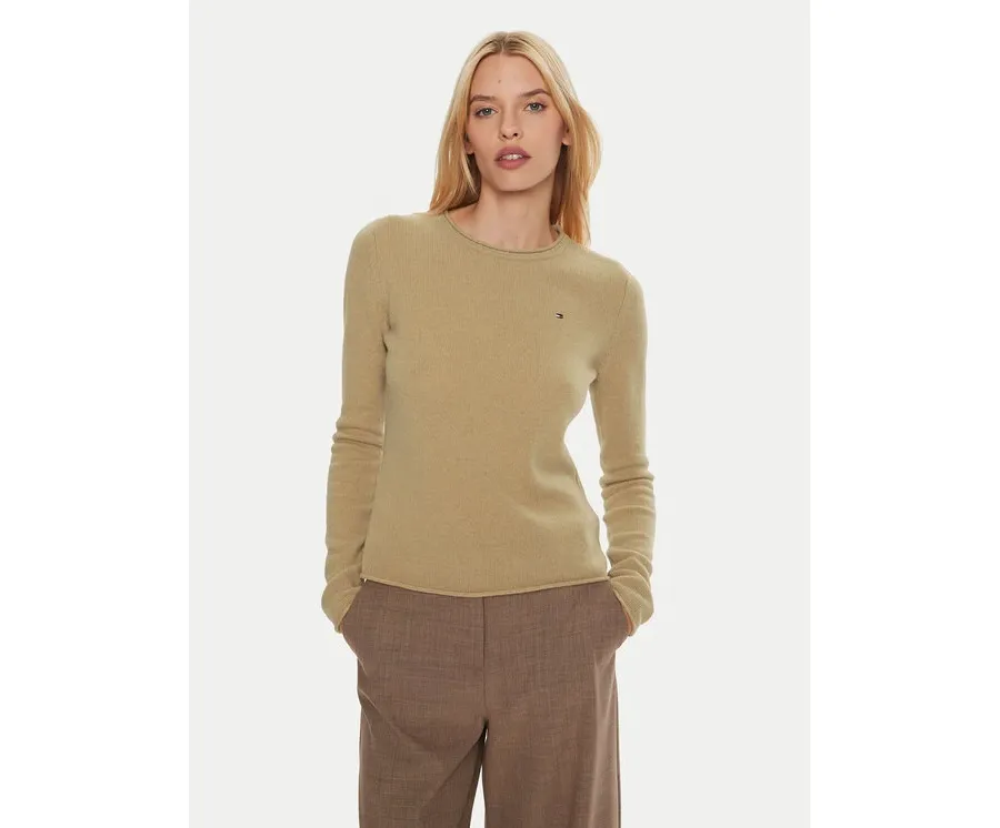 obrazek 1 Tommy Hilfiger Sweter WW0WW44161 Brązowy Regular Fit