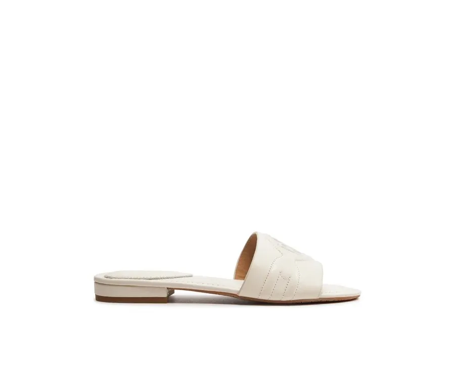 obrazek 1 Lauren Ralph Lauren Klapki 802935537001 Biały LAUREN RALPH LAUREN