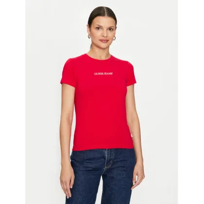 Zdjęcie Guess Jeans T-Shirt W4YI01 J1314 Czerwony Slim Fit