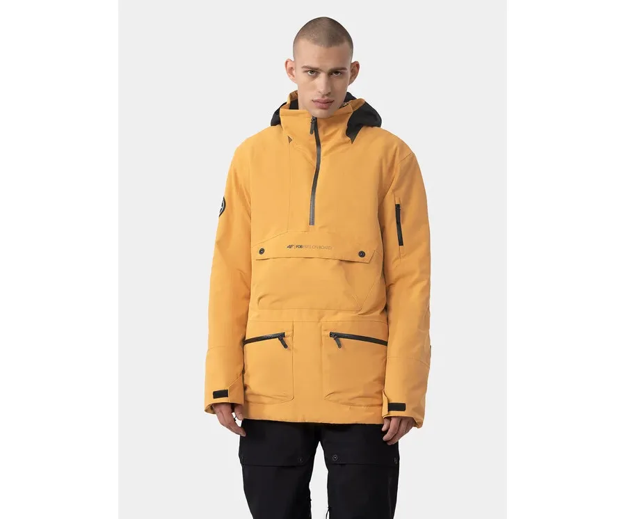 obrazek 1 4F Kurtka snowboardowa 4FAW23TTJAM290 Pomarańczowy Regular Fit