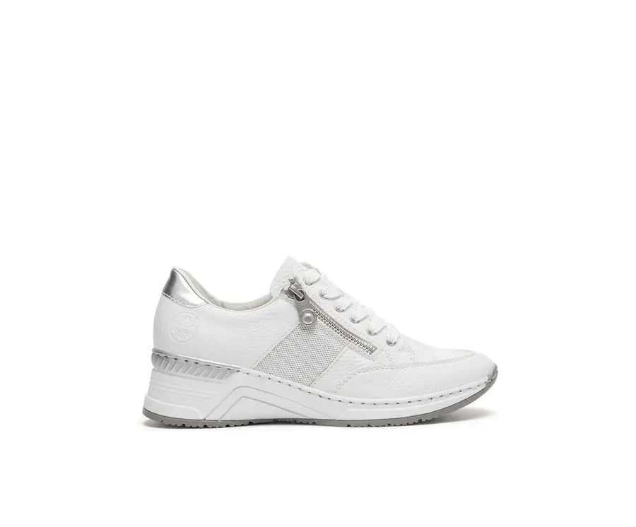 obrazek 1 Rieker Półbuty N4322-80 Biały