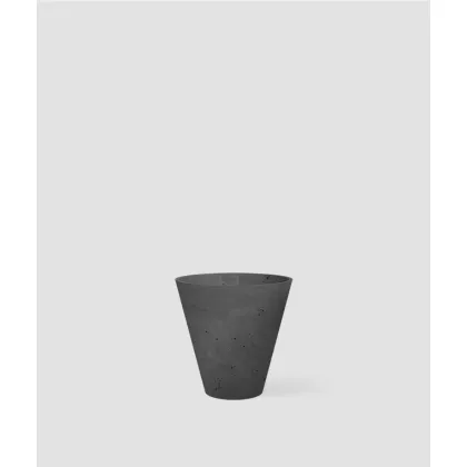 Zdjęcie 23x45x45 cm CT - Donica betonowa w kształcie stożka (antracytowa)