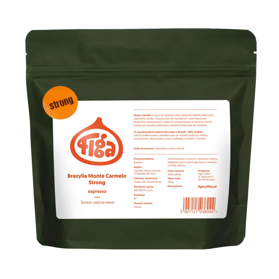 obrazek 1 Figa Coffee - Brazylia Monte Carmelo STRONG Espresso 250g FIGA COFFEE
