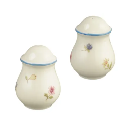 Zdjęcie Piękny porcelanowy zestaw – solniczka z pieprzniczką z Niemiec - Seltmann Weiden