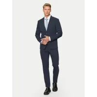 Zdjęcie Lindbergh Garnitur 30-606900 Granatowy Slim Fit