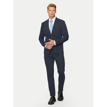 Zdjęcie Lindbergh Garnitur 30-606900 Granatowy Slim Fit
