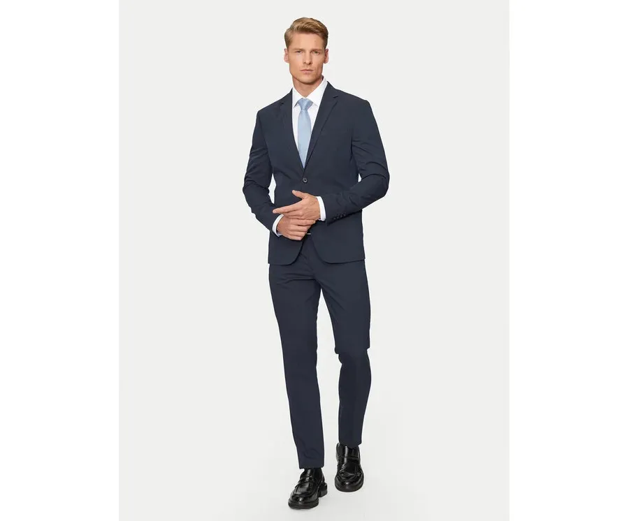 obrazek 1 Lindbergh Garnitur 30-606900 Granatowy Slim Fit