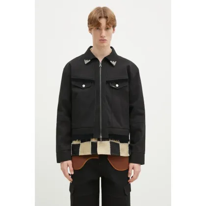 Zdjęcie Andersson Bell kurtka Cowboy Cotton Zip-Up kolor czarny przejściowa awa680m