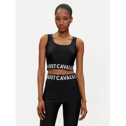 Zdjęcie Just Cavalli Top 76PAM204 Czarny Slim Fit