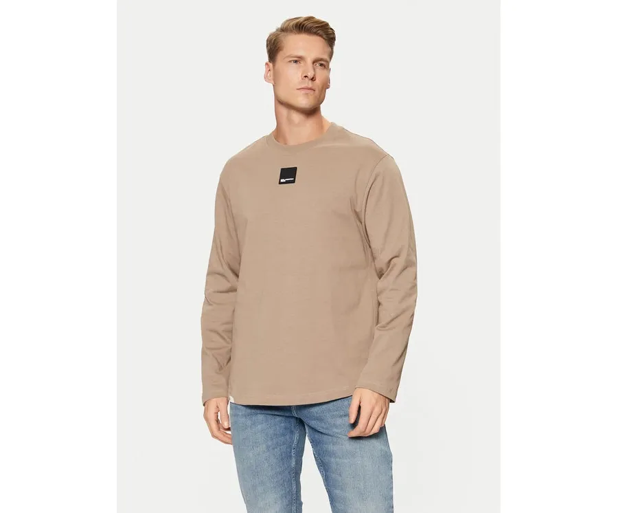 obrazek 1 Karl Lagerfeld Jeans Longsleeve A1M17043 Beżowy Regular Fit