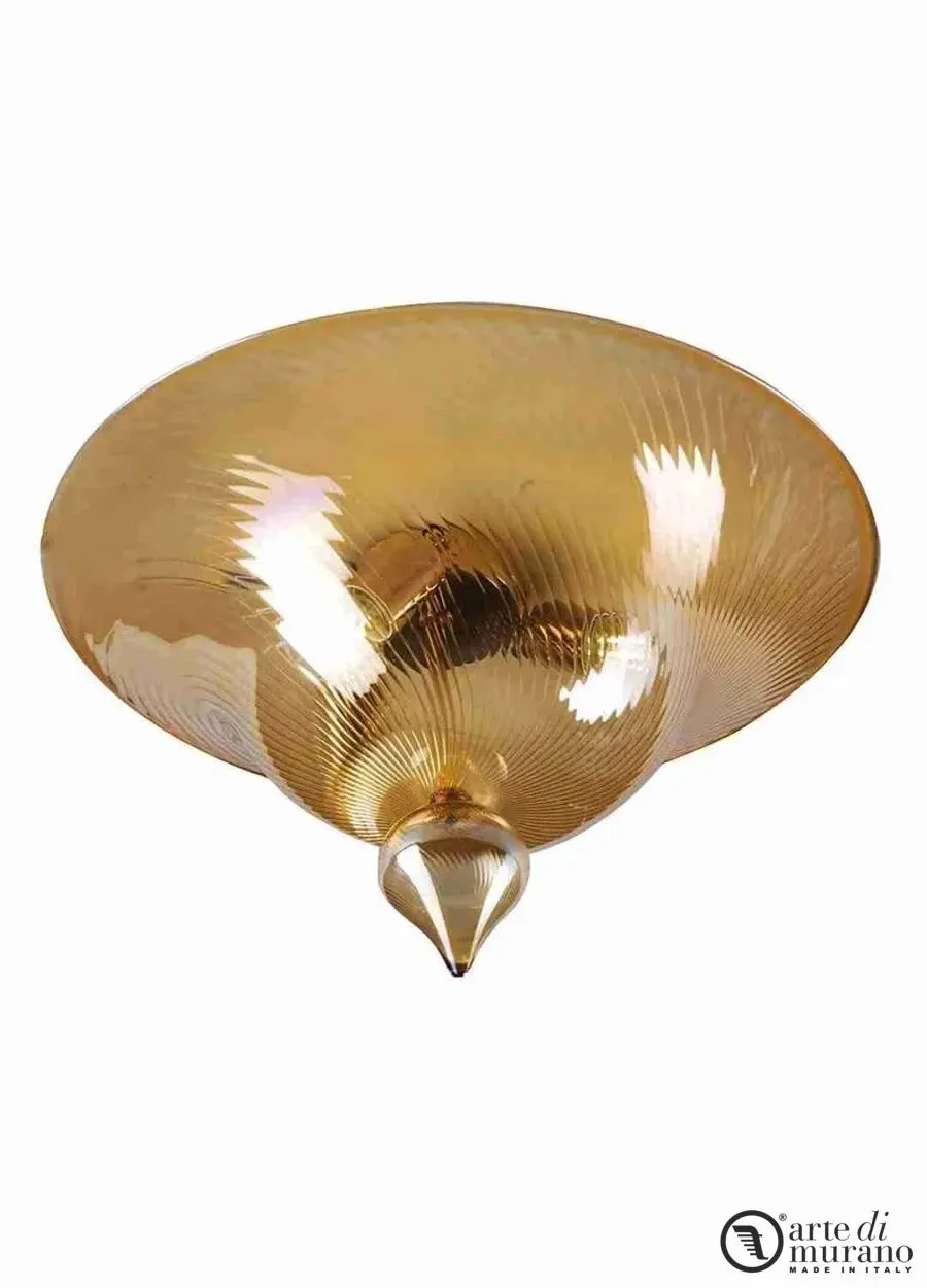 obrazek 1 Dekoracyjna lampa sufitowa ze szkła Murano do salonu