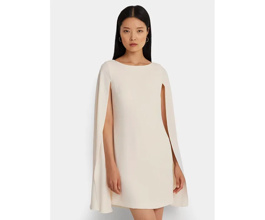 obrazek 1 Lauren Ralph Lauren Sukienka koktajlowa 253855210006 Écru Relaxed Fit LAUREN RALPH LAUREN