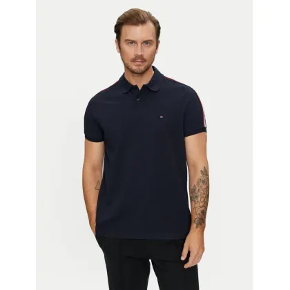 Zdjęcie Tommy Hilfiger Polo Shadow MW0MW35616 Granatowy Regular Fit
