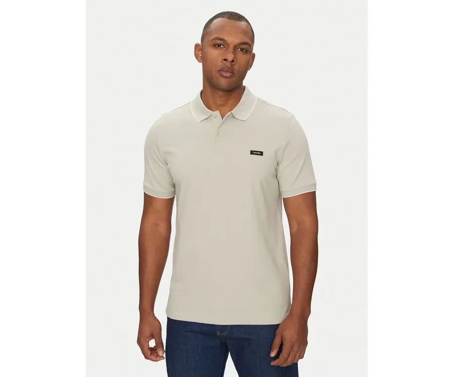 obrazek 1 Calvin Klein Polo K10K112751 Szary Regular Fit