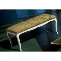 Picture Italian small bench, solid beech - Fratelli Mirandola