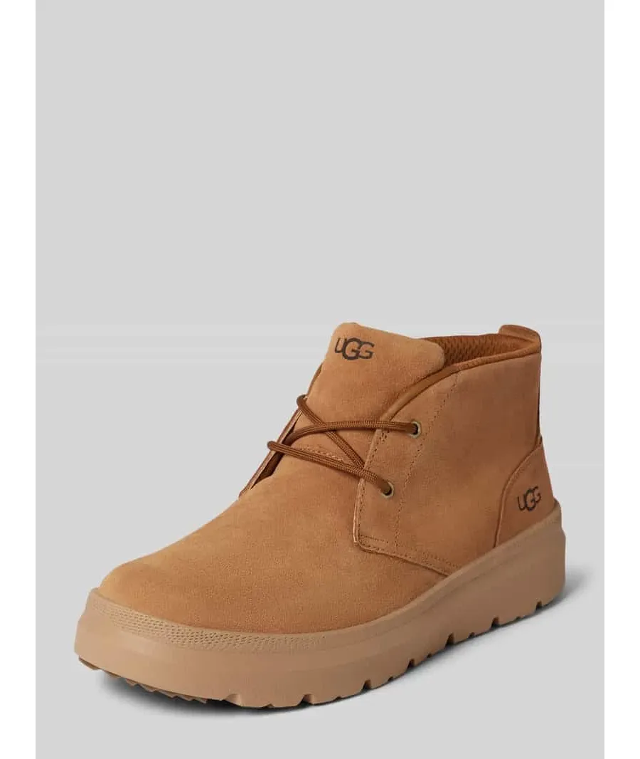 obrazek 1 Buty skórzane z nadrukiem z logo model ‘BURLEIGH’