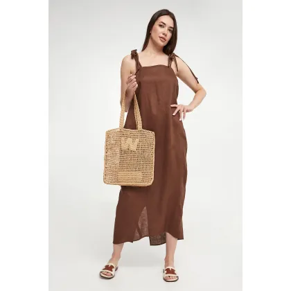 Zdjęcie Sukienka lniana Senna MAX MARA LEISURE Max Mara Leisure