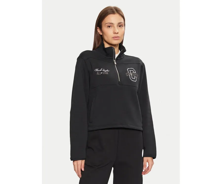 obrazek 1 Converse Bluza Retro 10027566-A01 Czarny Regular Fit