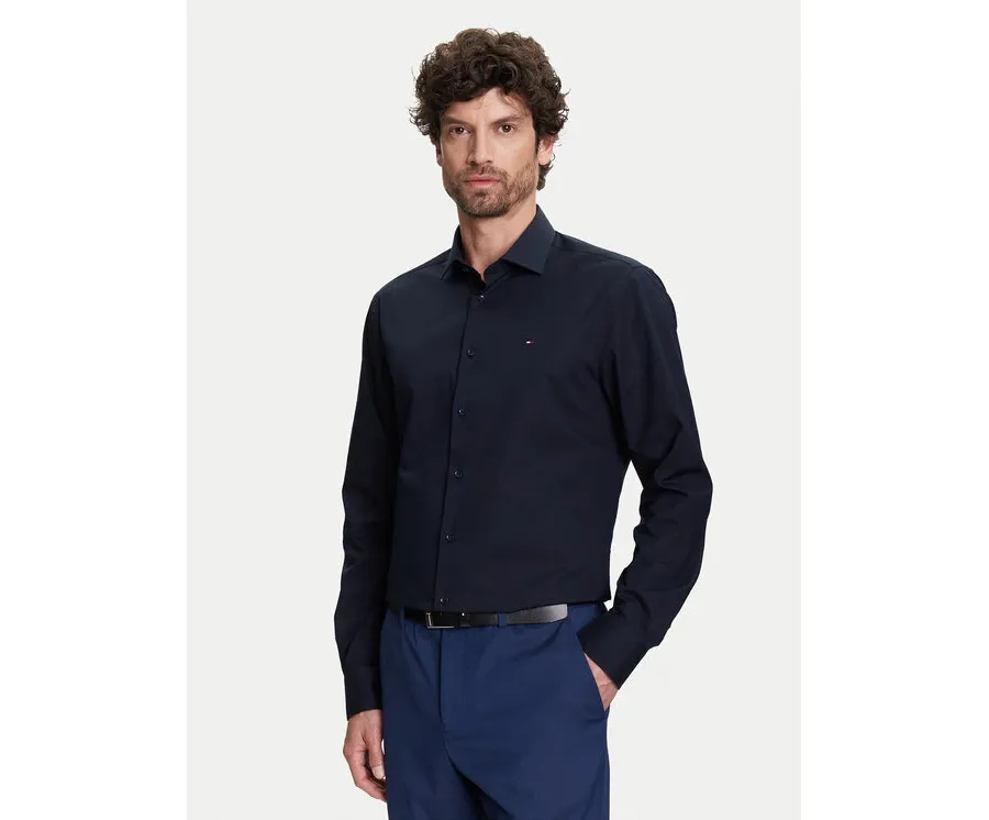 obrazek 1 Tommy Hilfiger Koszula MW0MW38347 Granatowy Slim Fit
