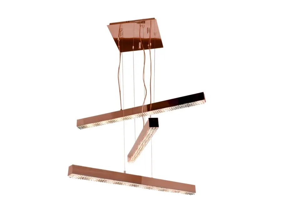obrazek 4 Designerski 3-częściowy żyrandol Metis Linear