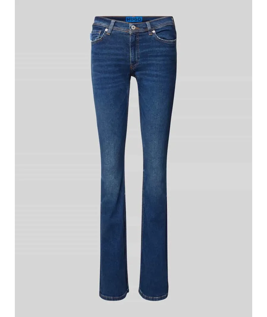 obrazek 1 Jeansy o kroju slim fit z 5 kieszeniami model ‘Getti’