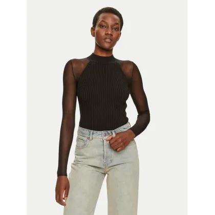 Zdjęcie Hugo Sweter Stassi 50518325 Czarny Slim Fit HUGO